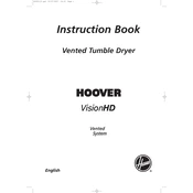 Hoover VHV380-80 manual cover