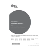 LG 60UF7700 TV manual cover