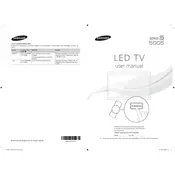 Samsung H5005 Series TV manual cover