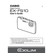 Casio EXFS10 Camera manual cover