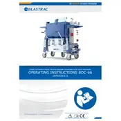 Blastrac BDC-66 Dust Collector manual cover