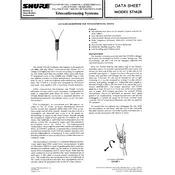 Shure STM28 Microphone manual cover