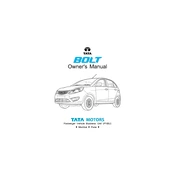 Tata Bolt Car manual cover