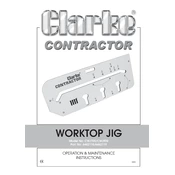 Clarke 6462118 CWJ700 Worktop Jig manual cover