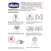 Chicco One Fit Softgood Removal Car Seat manual cover