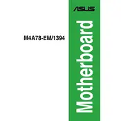 ASUS M4A78-EM-1394 Motherboard manual cover