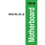 ASUS M4A78L-M LE Motherboard manual cover