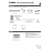 Yamaha ATS-1070 Surround System manual cover