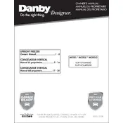 Danby DUF167A4BSLDD Freezer manual cover