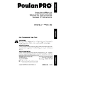 Poulan Pro PP3816 AV Chainsaw manual cover