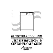 Worcester Greenstar 2 He Oil 12/22 2003 Boiler manual cover