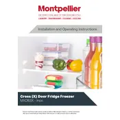 Montpellier MXD83X Refrigerator manual cover