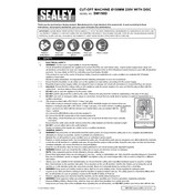 Sealey SM150D Saw manual cover