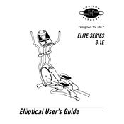 Horizon Fitness 3.1E 2005 Elliptical manual cover