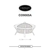 Crosley CO9005A Table manual cover