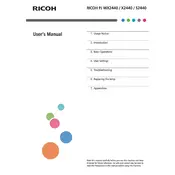 Ricoh PJ S2440 Projector manual cover