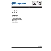 Husqvarna J50 96111001304 Lawn Mower manual cover