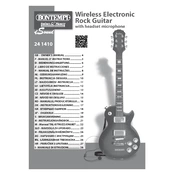 Bontempi 24 1410 Wireless Electronic Rock Guitar manual cover