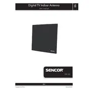 Sencor SDA 302 Antenna manual cover