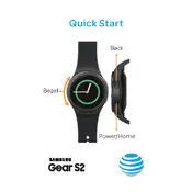 Samsung Gear S2 AT&T SM-R730AZKAATT Watch manual cover