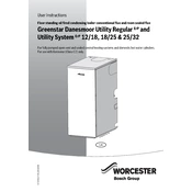 Worcester Greenstar Danesmoor Utility Regular 12/18 2014 Boiler manual cover