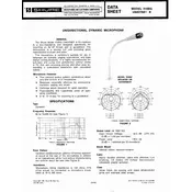 Shure 515BG Microphone manual cover