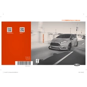 Ford Fiesta 2019 manual cover