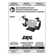 Skil 3380-01 Grinder manual cover