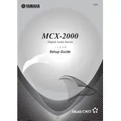 Yamaha MCX-2000 Server manual cover