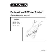 Gravely 985114 2003 Tractor manual cover