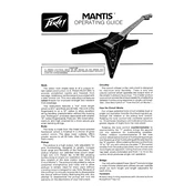 Peavey Mantis Guitar manual cover