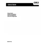 Oki C810 Printer manual cover