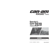 Can-Am Renegade X xc 650 T 2020 Vehicle manual cover