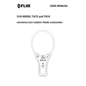 Flir TA74 Current Probe manual cover