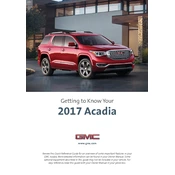 GMC Arcadia 2017 manual cover