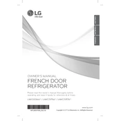 LG LNXC23726S Refrigerator manual cover