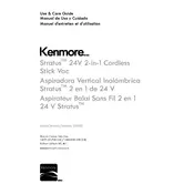 Kenmore DS1030 Vacuum manual cover