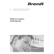 Brandt TE612ES1 Hob manual cover