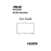 ASUS ProArt Display OLED PA32DC Monitor manual cover