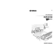 Yamaha DVR-S150 Receiver manual cover