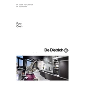 De Dietrich DOD778B Oven manual cover