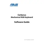 ASUS CERBERUS MECH RGB Keyboard manual cover