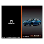 Acura TSX Sport Wagon 2013 Wagon manual cover