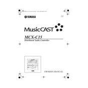 Yamaha MCX-C15 Controller manual cover