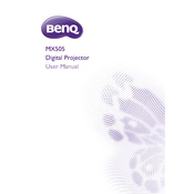 BenQ MX505 manual cover