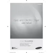 Samsung DV409A Dryer manual cover