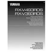 Yamaha RX-V393RDS Receiver manual cover