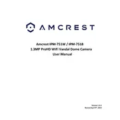 Amcrest IPM-751B Security Camera manual cover