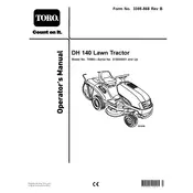Toro DH 140 74560 Tractor