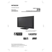 Hitachi 42PD9500TA Television manual cover